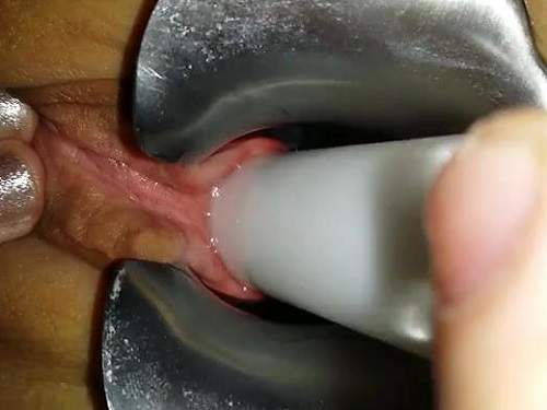 Closeup Dildo Deep Penetration Into Wifes Urethra Rare Amateur Fetis
