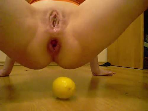 Webcam show lemon anal and Colossal ass gape
