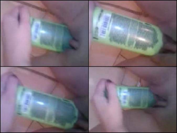 shampoo bottle insertion vagina,sexy webcam girl bottle penetration,plastic bottle deep pussy insertion