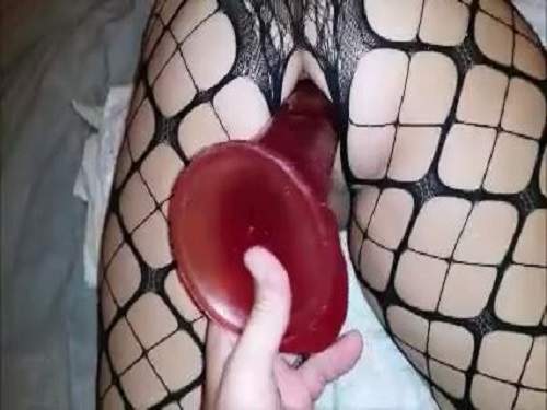 mature dildo anal penetration,depraved milf anal stretching,huge dildo penetration anal