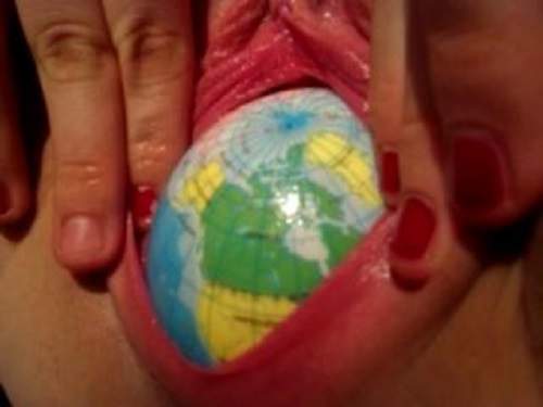 hot girl close up globe penetrated,herself globe fuck horny girl,amazing slut globe penetrated into ruined pussy