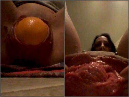 mateur pornstar pussy ruined,piercing pussy,mature pussy ruined,big piercing cunt,vegetable fuck,orange in cunt