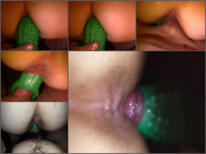 rubber nozzle in pussy,cock with rubber nozzle in pussy,dildo in pussy,pussy stretching,ruined cunt