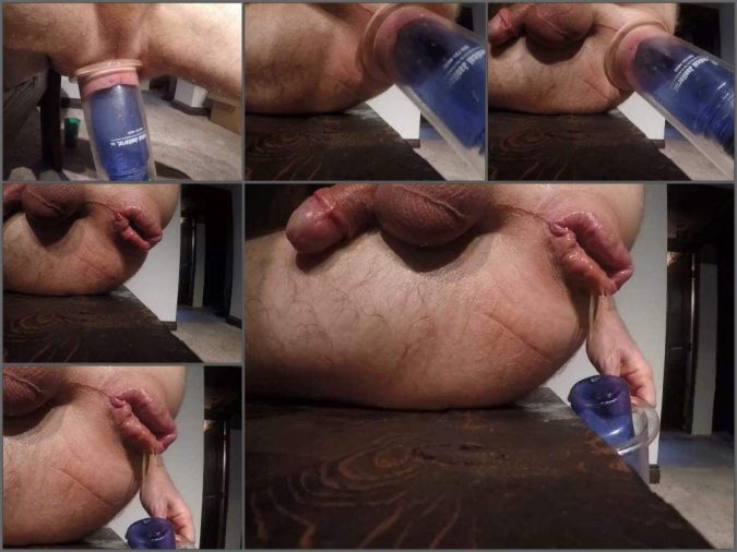 Homemade Male Anal Pump And Loose Epic Gaping Very Close Up Amateur Fetishist