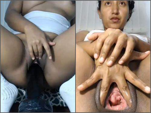 Fatty Latina Teen Try Fisting And Bbc Dildo Vaginal Riding Amateur Fetishist