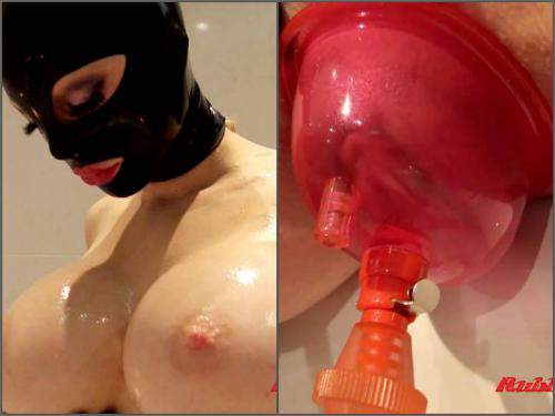 Valentines day memories pump pussy with rubber girl