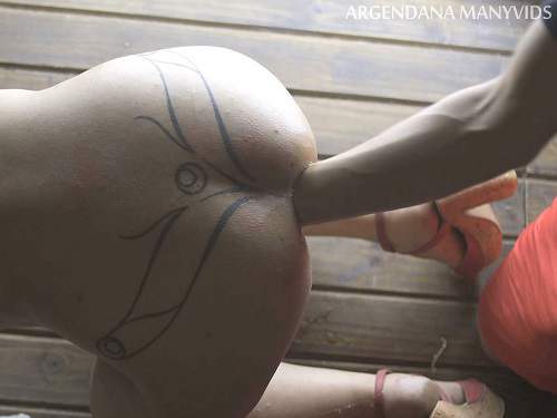 Toy Penetration | ArgenDana First Training Deep Anal Fisting Homemade MILF