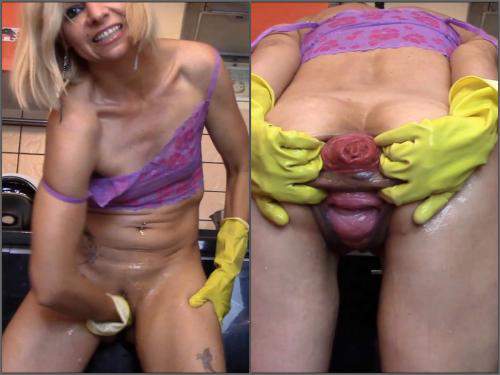 Fisting Orgy Perverted MILF Rubber Glove Fisting And Loose Giant