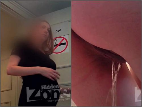 Russian pregnant girl voyeur peeing porn