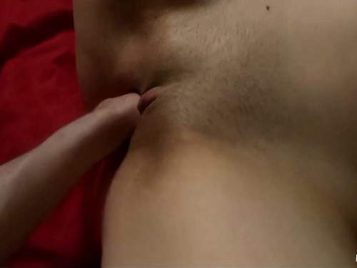 Masked wife blowjob and fisting sex POV with husband