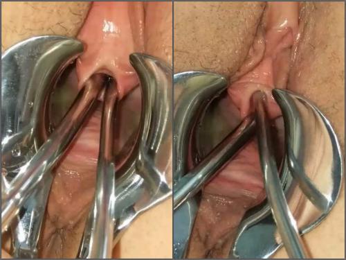 Urethral_play vaginal injection and double peehole fuck closeup