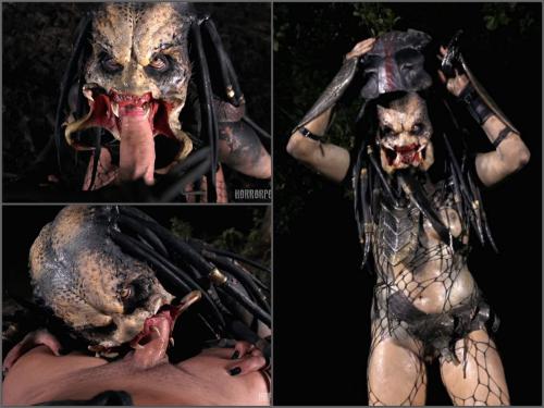 Horrorporn Predator Dick Hunter – Halloween blowjob HD