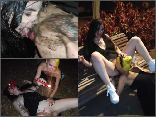 ForestWhore Two very dirty slaves are wildly humiliated in public 4k – Premium user Request