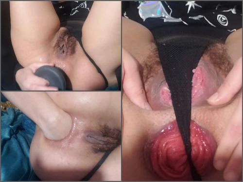 Vixenxmoon 2023,Vixenxmoon anal prolapse,prolapse porn,big toy insertion,butt plug fuck,brutal fisting video
